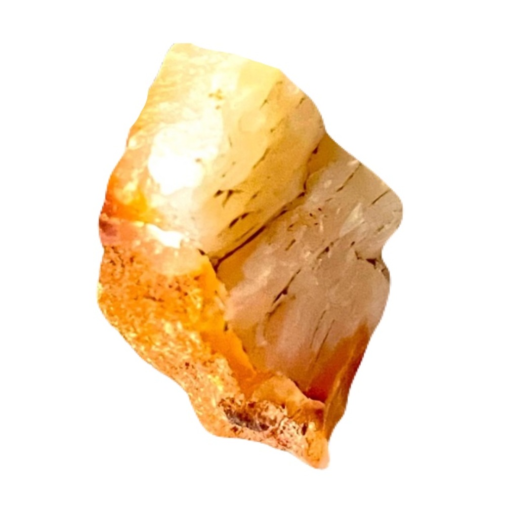 New Natural Orange White Agate Cluster Cave Creek Arizona Sacral Chakra FreeForm